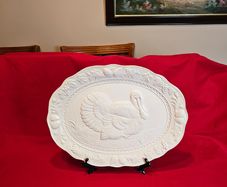 Large Portuguese Turkey Platter  made exclusively for the American company Himark