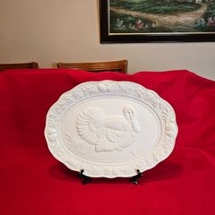 Large Portuguese Turkey Platter  made exclusively for the American company Himark