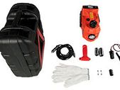 5 Ton Car Jack Electric Hydraulic Jack Kit 45CM + Wrench Tire Inflator LED Light Portable Tire Lifting Car Repair Tool
