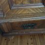 Antique hardwood mirrored wardrobe Image 9