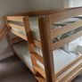 Bunk bed with attached slide and mattresses Image 6