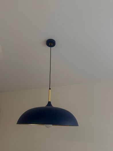 Ceiling light indigo color
