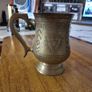 Vintage Brass Cup Image 5