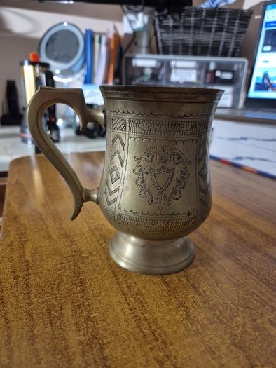 Vintage Brass Cup