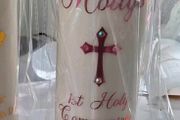 baptism / christening candles