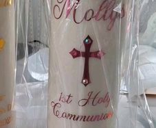 baptism / christening candles