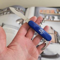 Vintage Discontinued Victorinox Bartender 84mm Swiss Army Knife with Swiss Advertising Collectable 1980s Swiss Army Knife