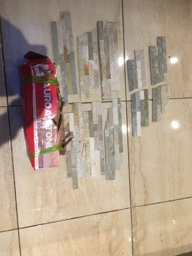 Heat resistant Stone Cladding for stove or fireplaces