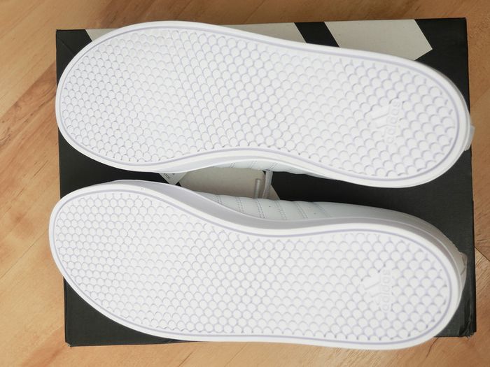 All White Adidas Smart Casual Leather Shoes | Size 6 UK | Brand New