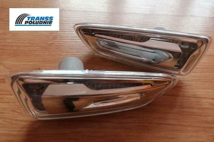 White Side Light Repeater Indicators Set Vauxhall Opel Astra J K Oe: 13491089