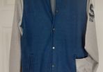Jumper Cardigan blue grey Small Medium or teenager