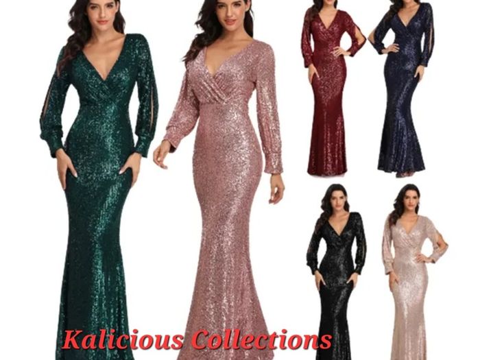 Classy Evening Dress-Kalicious Collections