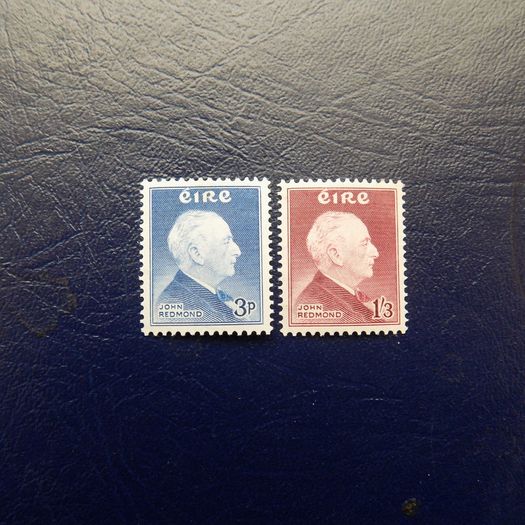 Irish stamp pair 1957.MNH.Birth Centenary of John Redmond.