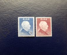 Irish stamp pair 1957.MNH.Birth Centenary of John Redmond.