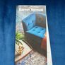 Navy Blue Velvet Velour 3 Seater Sofa Image 9