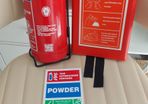 Commissioned fire extinguisher for CVRT test