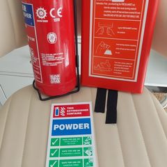 Commissioned fire extinguisher for CVRT test