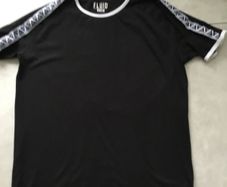 Men's Black T-shirt. Size Large
