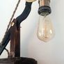 Vintage upcycled lamp Image 3