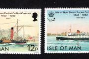 1982 Isle of Man 150th Anniversary of Isle of Man Steam Packet Company Commemorative Stamps Mint Never Hinged (MNH)