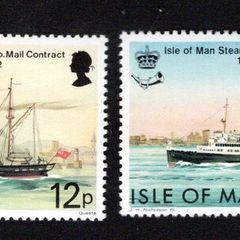 1982 Isle of Man 150th Anniversary of Isle of Man Steam Packet Company Commemorative Stamps Mint Never Hinged (MNH)