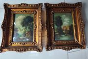 Two oil landscapes signed Van Ros