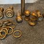curtain pole & tie backs Image 3