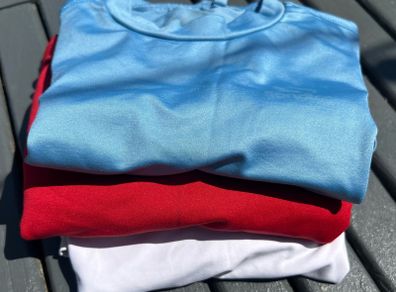 Bundle x 3 Body under armour sports tops - size youth approx age 9-11 yrs