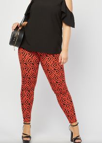 Aztec pattern trousers