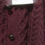 bnwt pure wool Aran cardigan Image 3