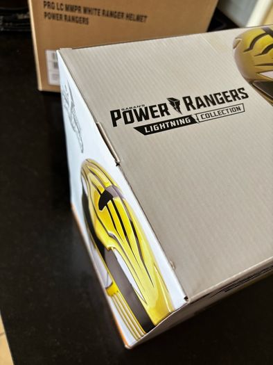 Power Rangers - White Ranger Helmet - sealed