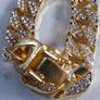 Gold plated iced cuban bracelet Image 4