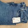 H&M ladies blue wide leg high waist jeans - Size UK 10 - NEW Image 4