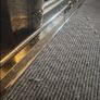 Magnificent 6ft 3ins Brass fender Image 3