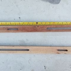 Single bed headboard poles  used  Length 61cm
