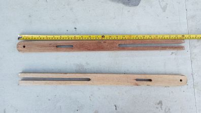 Single bed headboard poles  used  Length 61cm