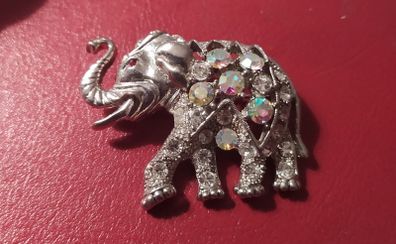 Vintage elephant brooch