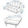 Ikea couch Sofa bed lycksele Image 4