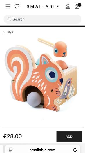 Djeco Baby Nut Wooden Toy