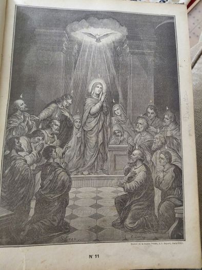 Vintage Catechisme en inages book of illustrations Paris 1927