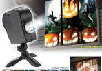 Halloween Santa Window Projector Festival Movies Display Christmas Lamp Light