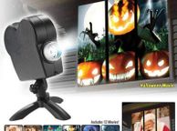 main image for ad Halloween Santa Window Projector Festival Movies Display Christmas Lamp Light