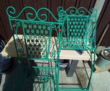 Garden Chairs 2 Metal Folding