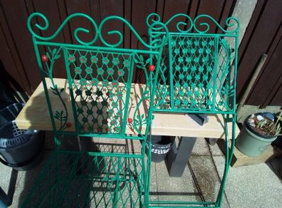 Garden Chairs 2 Metal Folding