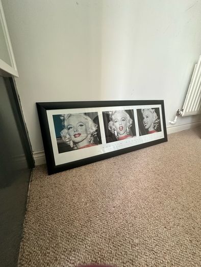Framed Marilyn Artwork