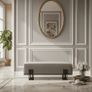 Aurora Modern Cream-Gold Extended Bench 100x35cm Image 3