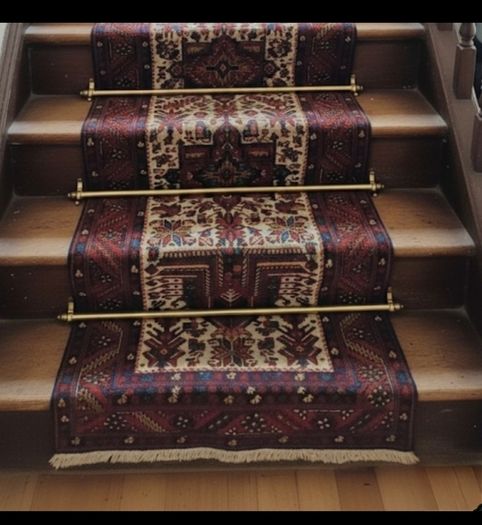 XL Vintage 440cm X 90cm  Persian Heriz Hand Knotted Runner Carpet