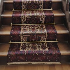 XL Vintage 440cm X 90cm  Persian Heriz Hand Knotted Runner Carpet