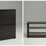 QUICK SALE (BARGAIN): Hallway Shoe Storage Set (Tall 2 - Compartment Cabinet & Matching Shoe Bench) - Excellent Condition (Collectelion D13) Image 5