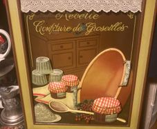 Vintage French Kitchen wall plaque free postage